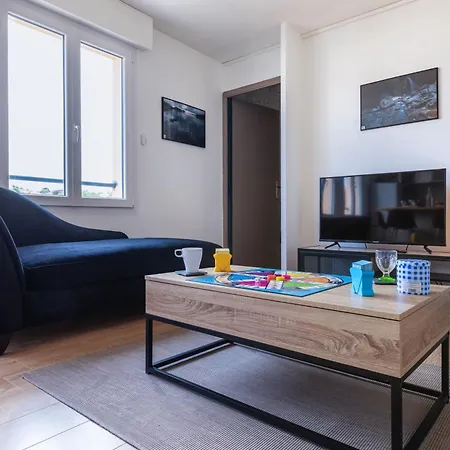 Bleu Rivage F3 Bord De L'allier - Parking Gratuit - 2 Etoiles Lägenhet Vichy