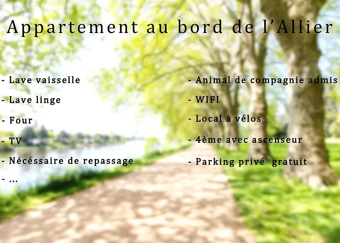 Apartmán Bleu Rivage F3 Bord De L'allier - Parking Gratuit - 2 Etoiles *