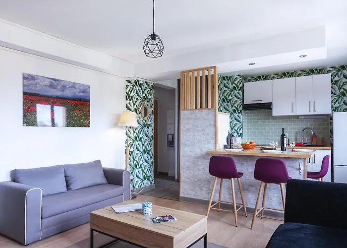 Apartment Bleu Rivage F3 Bord De L'allier - Parking Gratuit - 2 Etoiles Vichy